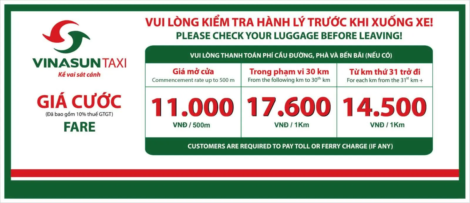 Giá Cước Taxi